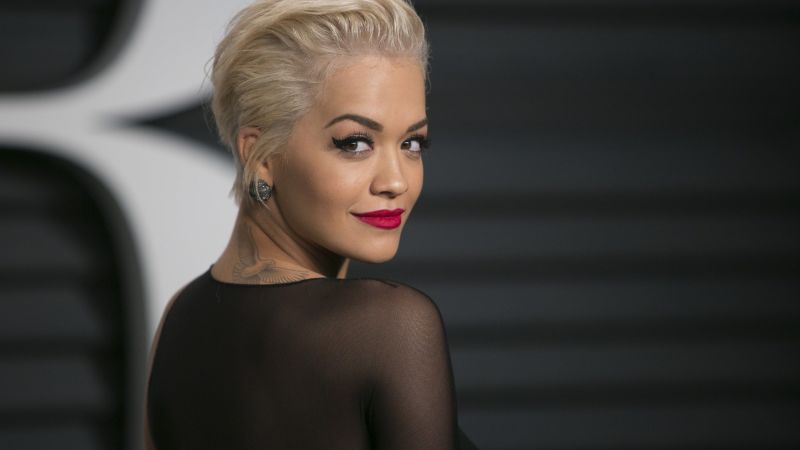 Rita Ora, Rita Sahatciu Ora, Actress, Artists, television star, sofa, dress, jewel, room, interior (horizontal)