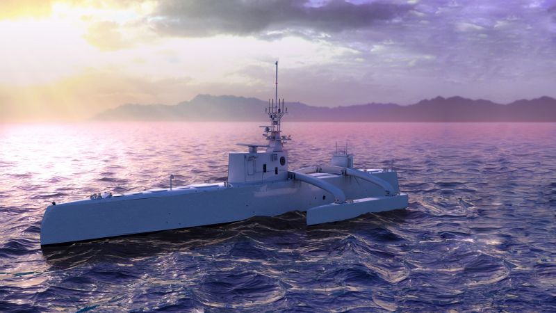 ACTUV, Anti-Submarine Warfare Continuous Trail, Unmanned Vessel, USA Navy (horizontal)