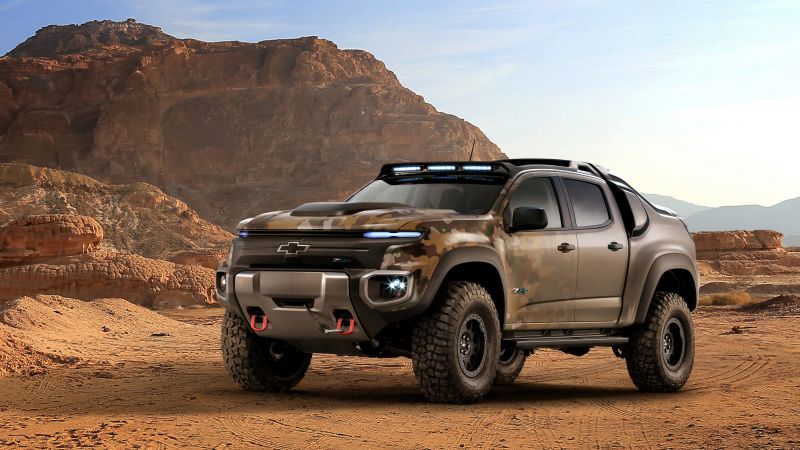 Chevrolet Colorado ZH2, Electric cars, U.S. Army, Vehicle (horizontal)