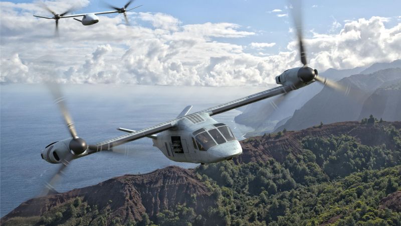 Bell V-247 Vigilant, tiltrotor military aircraft, U.S. Air Force (horizontal)
