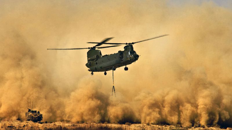 Boeing CH-47 Chinook, helicopter, U.S. Air Force (horizontal)