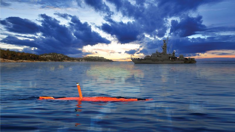 Saab AUV62-AT, drone, submarine, Unmanned Warrior 2016, Swedish Navy, Swedish Army (horizontal)