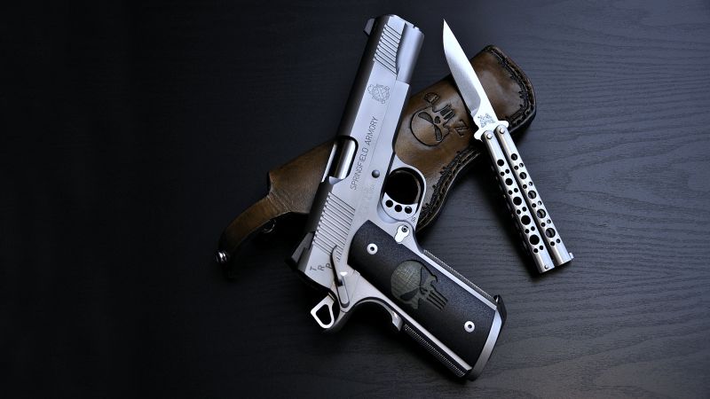 Springfield 1911, Pistol, balisong (horizontal)