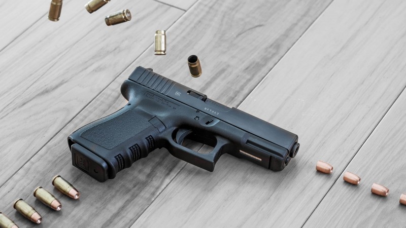 Glock 32, Glock, Gen4, .357, SIG, firing scheme, pistol, bullet, ammunition (horizontal)