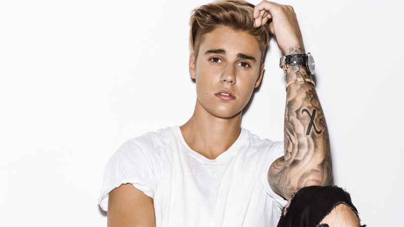 Justin Bieber, photo, 8k (horizontal)