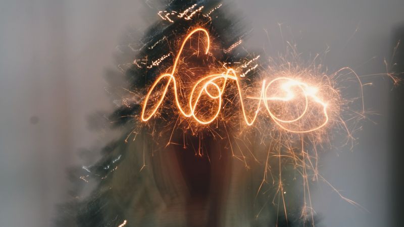 love image, 4k (horizontal)
