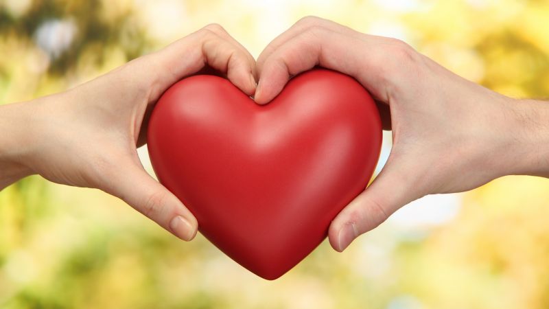 love image, heart, HD (horizontal)