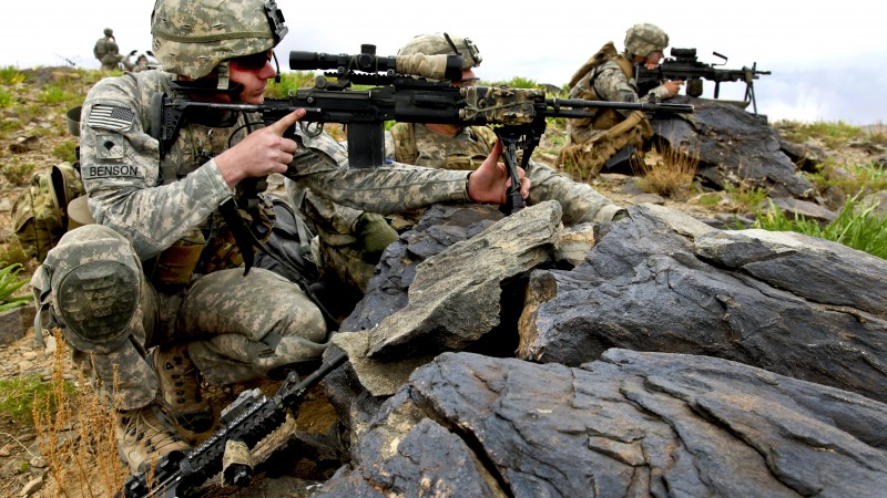 U.S. Navy, Mk 14, Enhanced Battle Rifle, EBK, marksman, rifle, Afghanistan (horizontal)