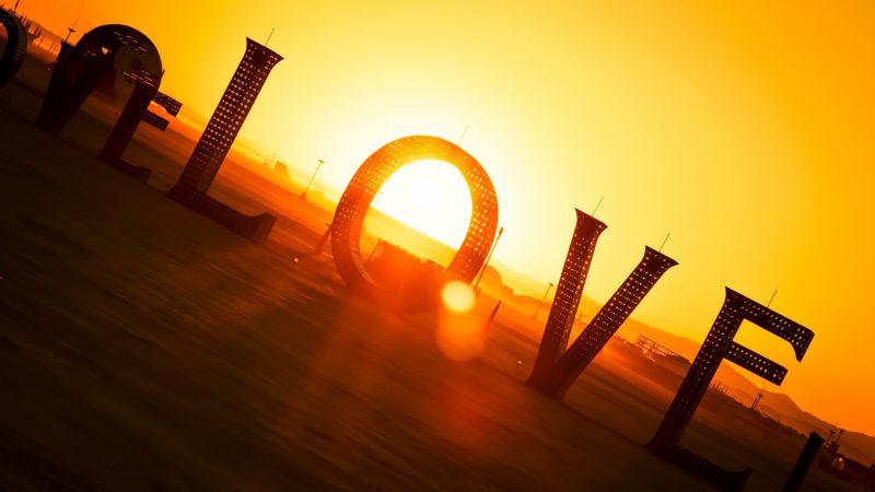 love image, heart, HD (horizontal)