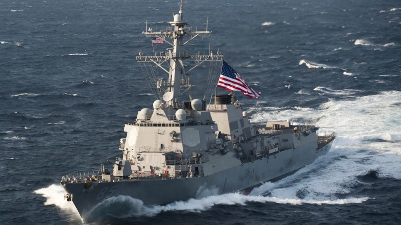 USS McCampbell, destroyer, Arleigh Burke-class, DDG-85, U.S. Navy, warship (horizontal)