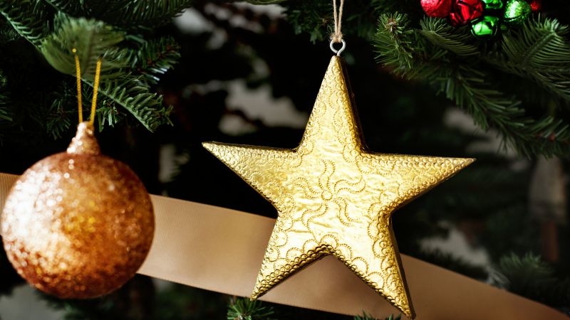 Christmas, New Year, toys, fir-tree, 5k (horizontal)