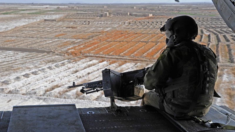 Canadian Armed Forces, soldier, helicopter, JTF, Afghanistan, Air Wing, MMG (horizontal)