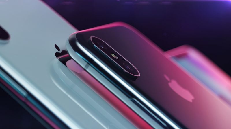iPhone X, 4k, 3D (horizontal)