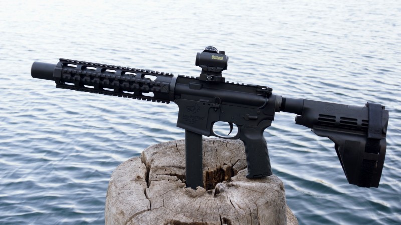 Lone Wolf, G9, AR-15, Lower Receiver, GLOCK, magazine, 9mm, 5.56 (horizontal)