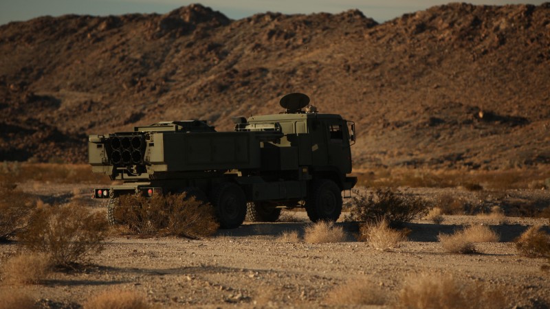 HIMARS, M142, artillery, High Mobility, Artillery Rocket System, C-130, U.S. Army (horizontal)