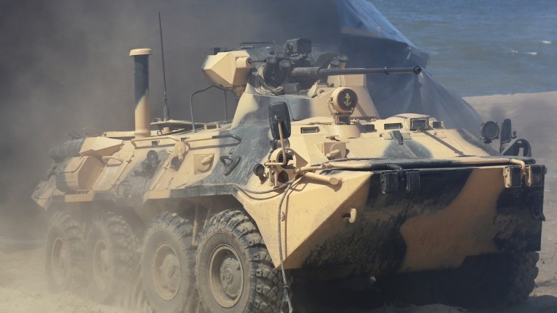BTR-80, APC, armored personnel carrier, BTR-80A, Rusian Armed Forces, Russia, landing (horizontal)
