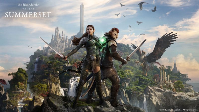 The Elder Scrolls Online: Summerset, poster, 4K (horizontal)