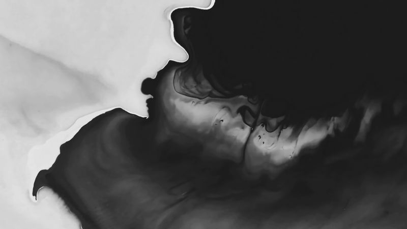 Xiaomi Mi Mix 3, abstract, dark (horizontal)