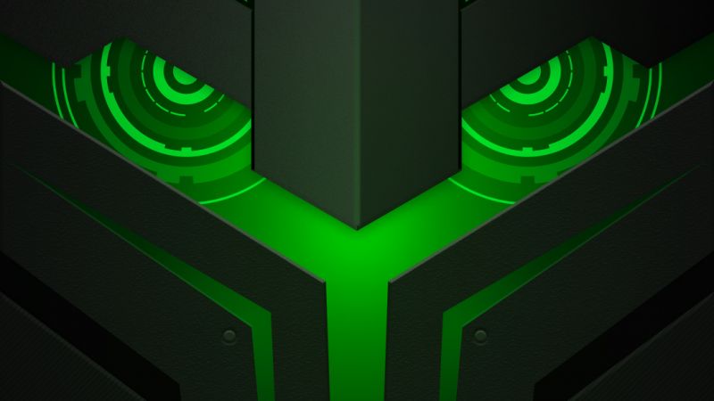 Xiaomi Black Shark Helo, abstract, Android 8.0, HD (horizontal)
