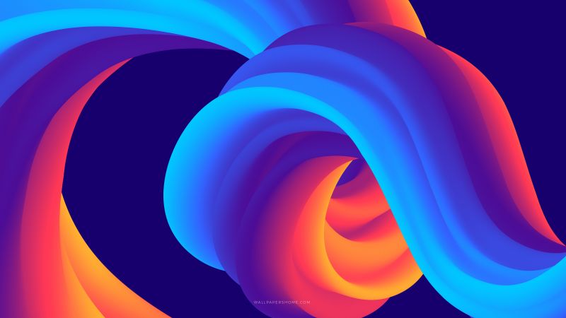 abstract, 3D, colorful, 8k (horizontal)
