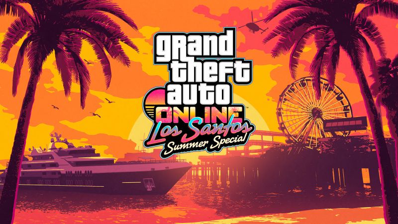 Los Santos Summer Special, GTA Online, poster, 4K (horizontal)