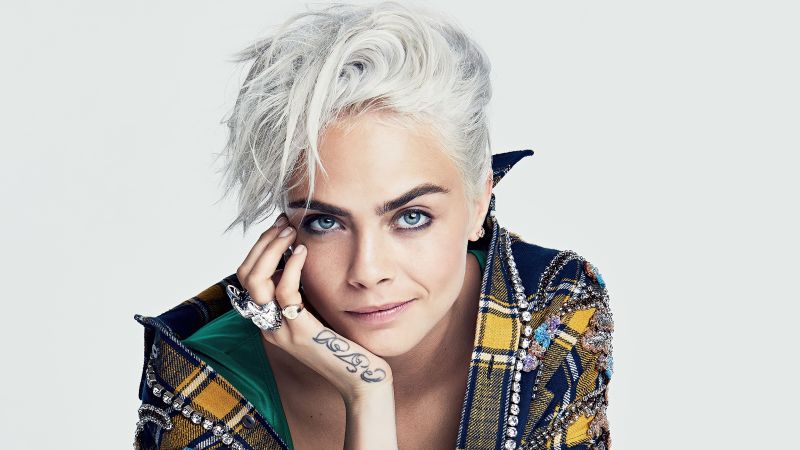 Cara Delevingne, top fashion models, 4K (horizontal)