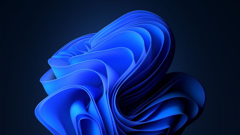 Windows 11, dark, Microsoft, 4K (horizontal)