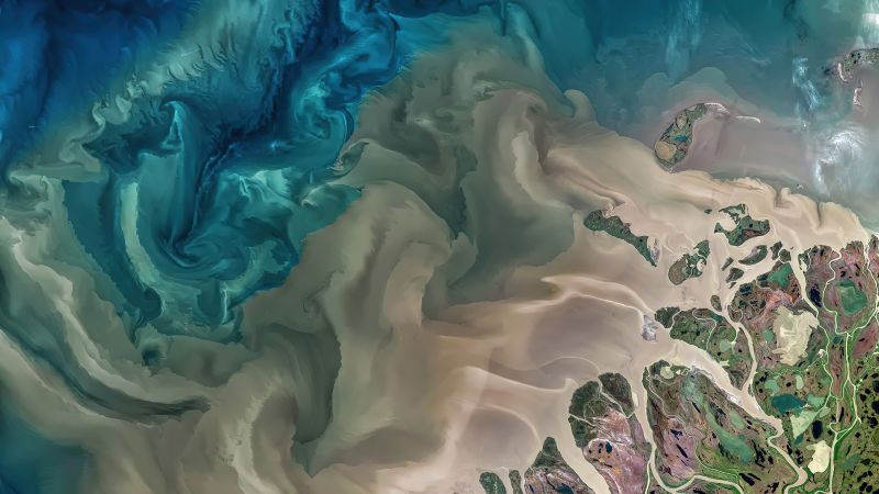 colorful, abstract, earth, 4K (horizontal)