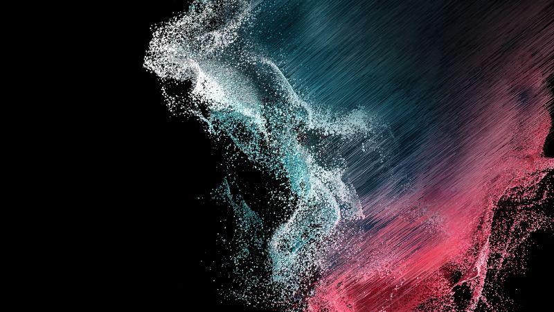 Samsung Galaxy S22, Android 12, abstract, 4K (horizontal)