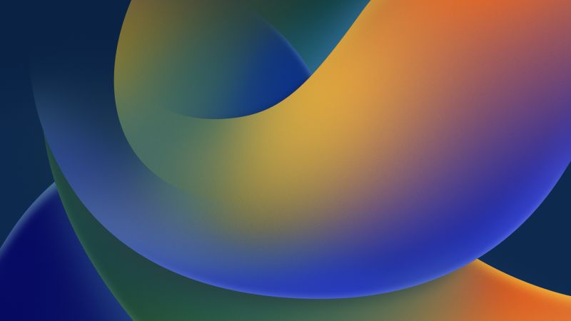 iPhone 14, abstract, iOS 16, dark, 4K (horizontal)