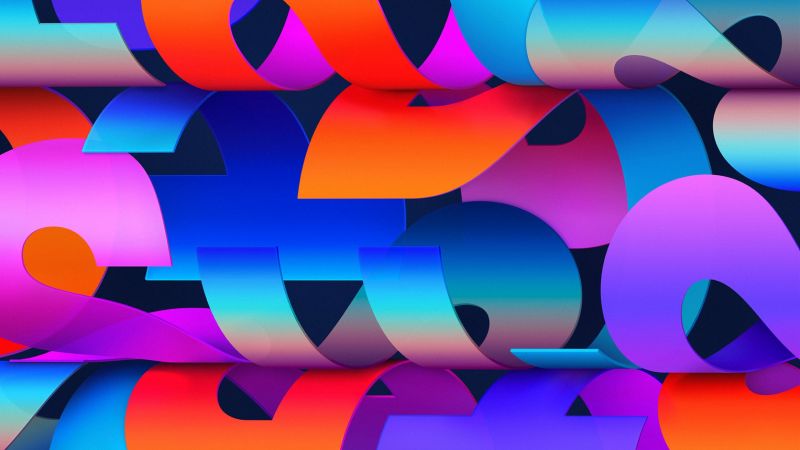 iPhone 14, abstract, iOS 16, HD (horizontal)