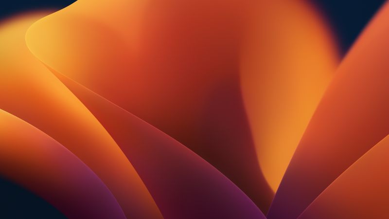 macOS Venrura, abstract, dark, 5K (horizontal)
