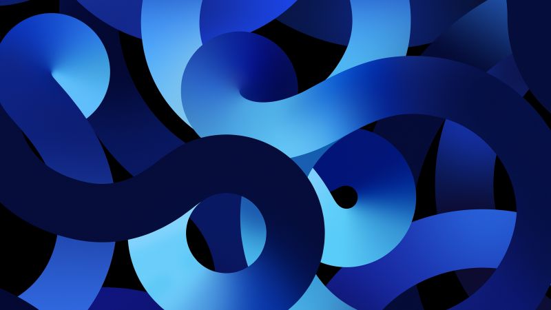iPad Air 2022, abstract, iPadOS 16 (horizontal)