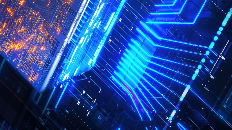Asus ROG Phone 6, abstract, colorful, Android 12, 4K (horizontal)