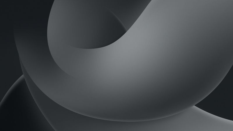 iPhone 14, abstract, iOS 16, dark (horizontal)