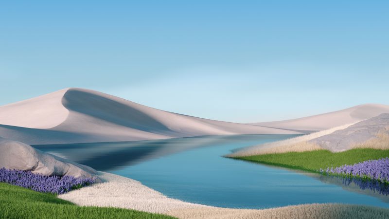 Windows 11, landscape, Microsoft, 4K (horizontal)