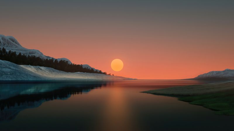 Windows 11, landscape, Microsoft, 4K (horizontal)