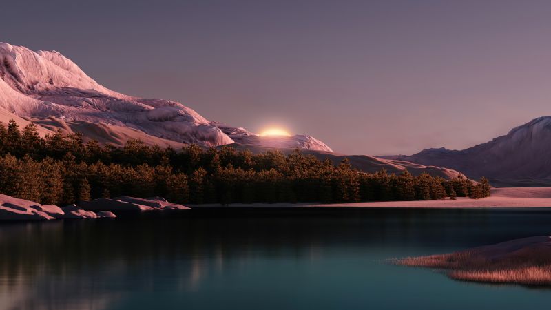 Windows 11, landscape, Microsoft, 4K (horizontal)