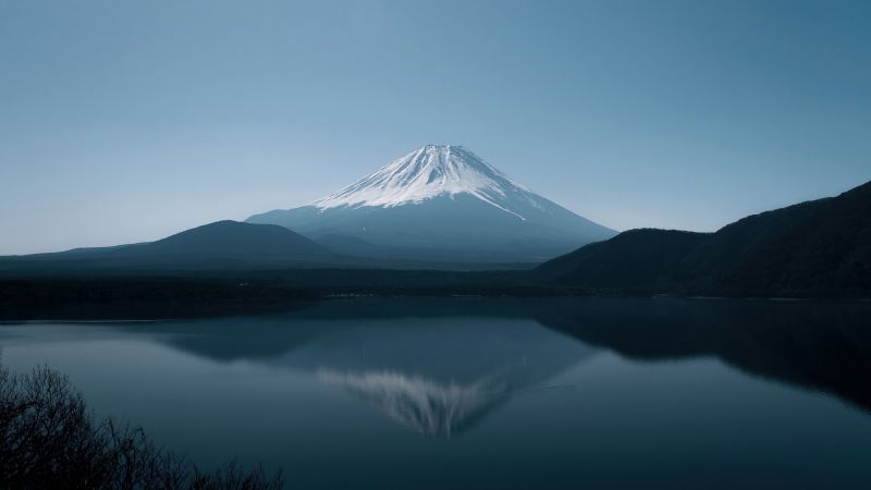 Fiji, mountains, lake, 4K (horizontal)