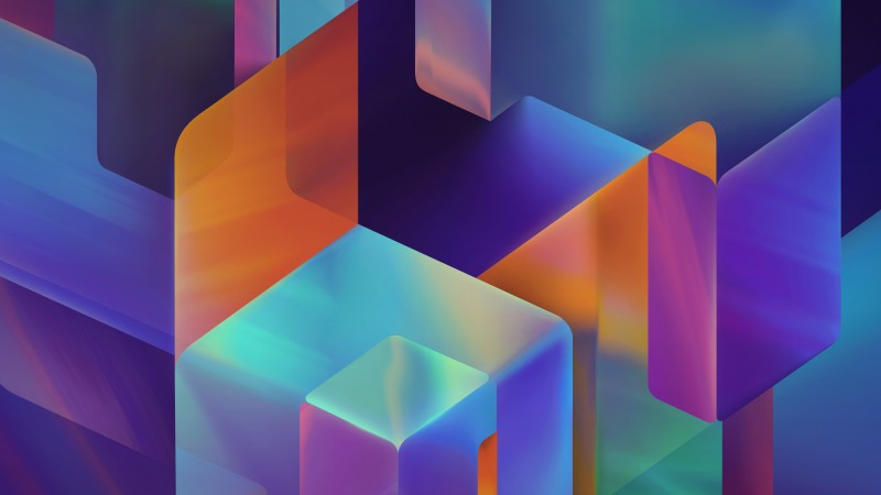 android, 4k, 5k wallpaper, HD, samsung, cubes, background (horizontal)