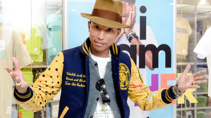 Pharrell Williams, Most Popular Celebs in 2015, Grammys 2015 Best Celebrity, singer, songwriter, Happy, Best Pop Solo Performance (horizontal)