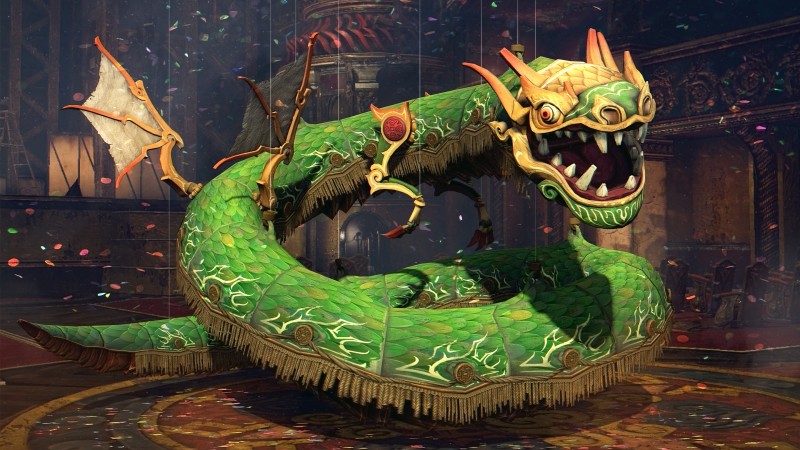 dragon, 4k, HD wallpaper, green, dance, asian, Japanese (horizontal)