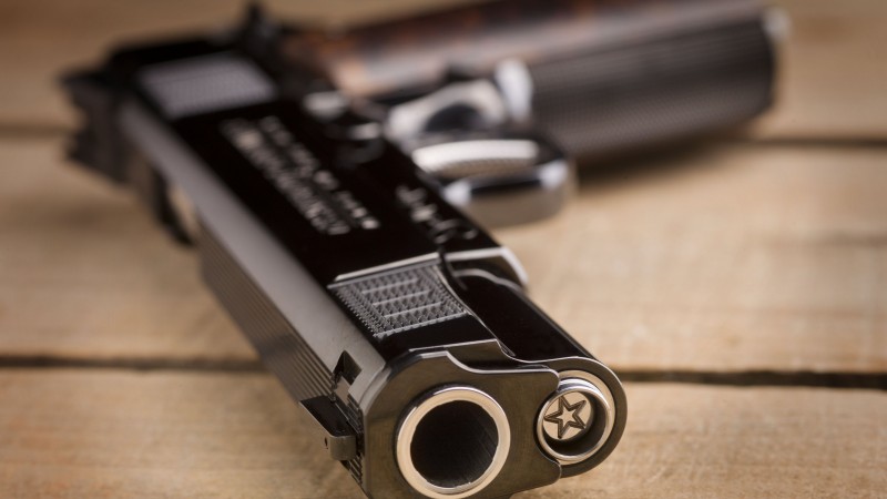 Cabot 1911, pistol, 5K, black (horizontal)