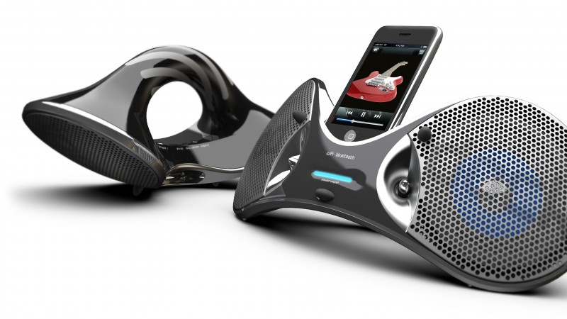 SOLIDWORKS, iPod, docking station, stereo, headphones, speaker, Apple, review, unboxing (horizontal)