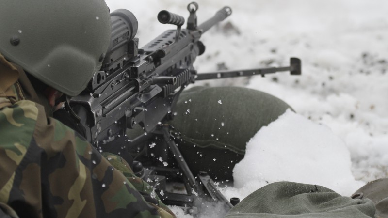 M60, machine gun, US Army (horizontal)