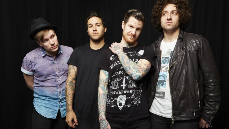 Fall Out Boy, Top music artist and bands, Patrick Stump, Peter Wentz, Joseph Mark Trohman, Andrew John Hurley (horizontal)