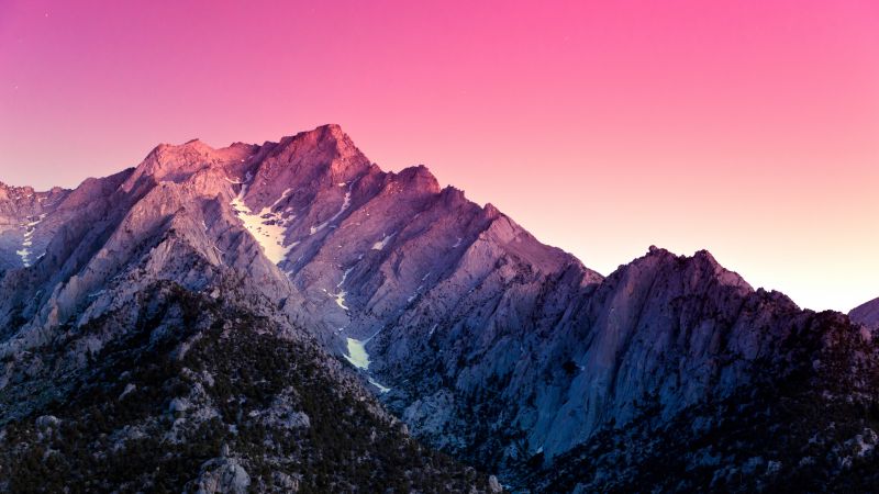 Alabama Hills, 5k, 4k wallpaper, California, US, Mountains, sky, sunset (horizontal)