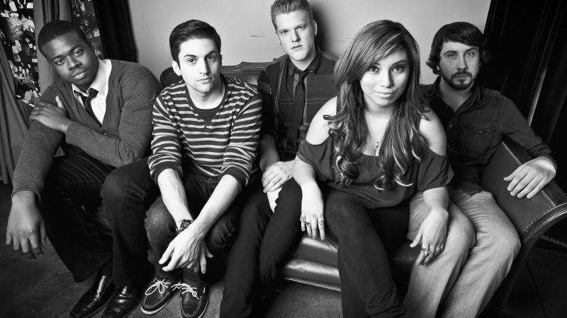 Pentatonix, Top music artist and bands, Scott Hoying, Mitch Grassi, Kirstie Maldonado, Avi Kaplan, Kevin Olusola (horizontal)