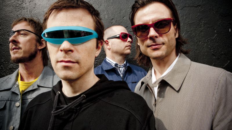 Weezer, Top music artist and bands, Rivers Cuomo, Patrick Wilson, Brian Bell, Scott Shriner (horizontal)