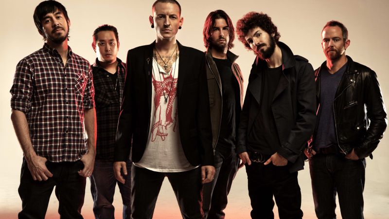 Linkin Park, Top music artist and bands, Chester Bennington, Mike Shinoda, Brad Delson, Dave Farrell (horizontal)